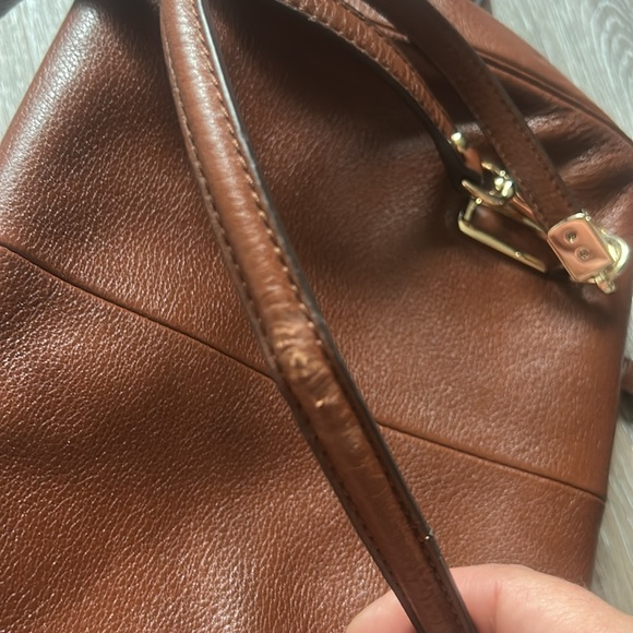 Coach Tan Leather Satchel - Picture 12 of 14